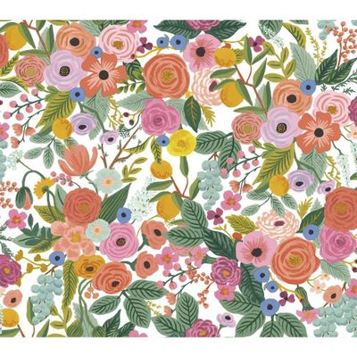 Rifle Paper Co. Garden Party Peel and Stick Wallpaper Rose