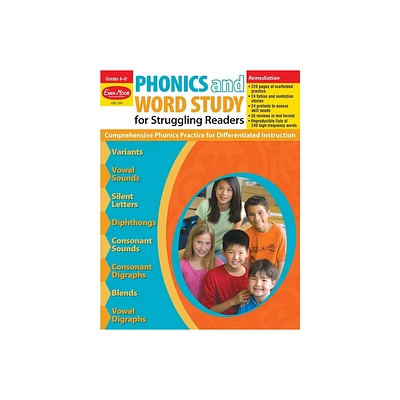 Phonics and Word Study for Struggling Readers, Grade 4 - 6 + Teacher Resource - by Evan-Moor Educational Publishers (Paperback)