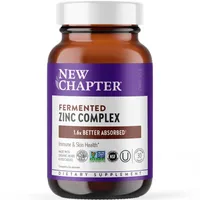 New Chapter Fermented Zinc Daily Supplement for Immune Support + Skin Health - 30 ct