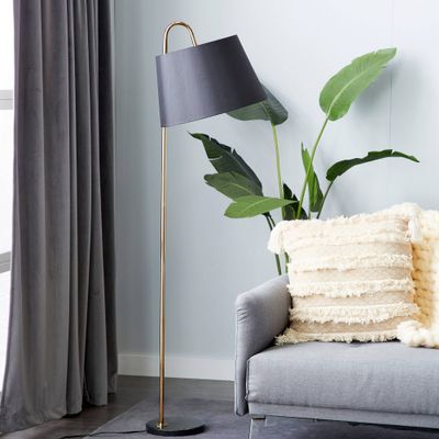 Transitional Metal Floor Lamp