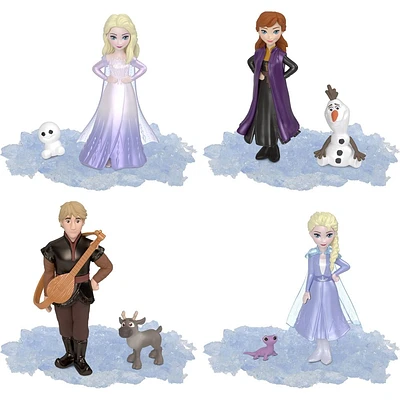 Disney Frozen 5.5 Ice Reveal Surprise Small Doll with Gel Character Friend & Accessories