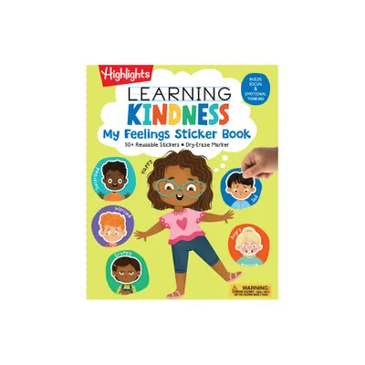 Learning Kindness My Feelings Sticker Book - (Highlights Learning Kindness) (Spiral Bound)