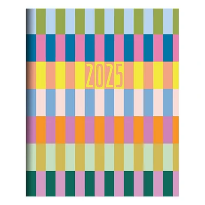 TF Publishing 2025 Monthly Planner 8x6.5 Color Stacks