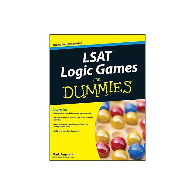 LSAT Logic Games For Dummies - by Mark Zegarelli (Paperback)