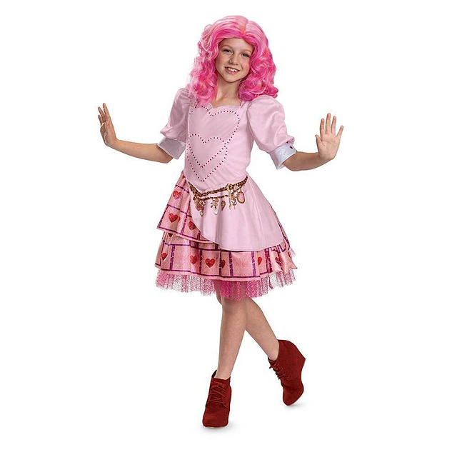 strapless open back dress Descendants Bridget Dress Descendants: The Rise of Red Cosplay Costume Halloween Carnival Suit, Xs / Female