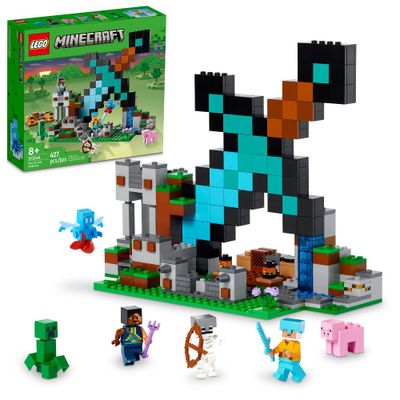 LEGO Minecraft The Sword Outpost 21244 Building Toy Set
