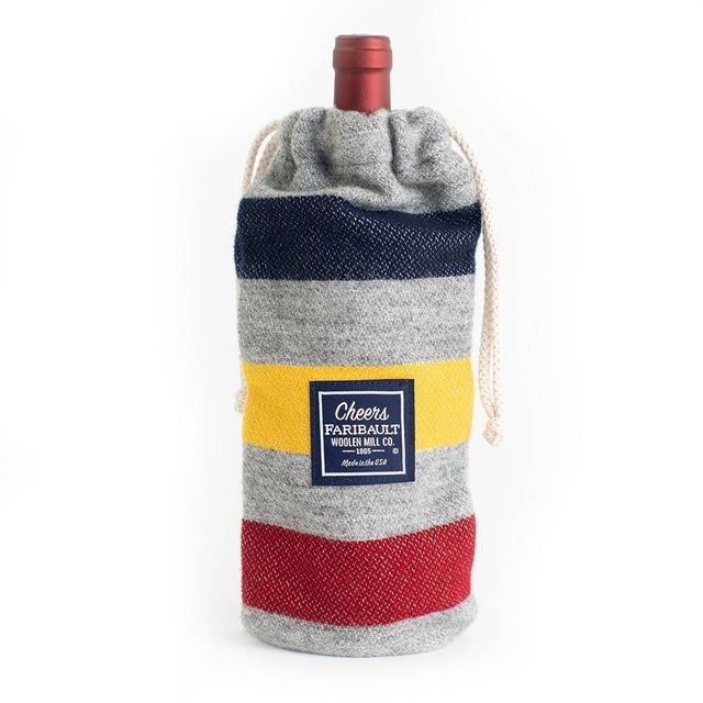 Wool Wine Bag  - Faribault Woolen Mill