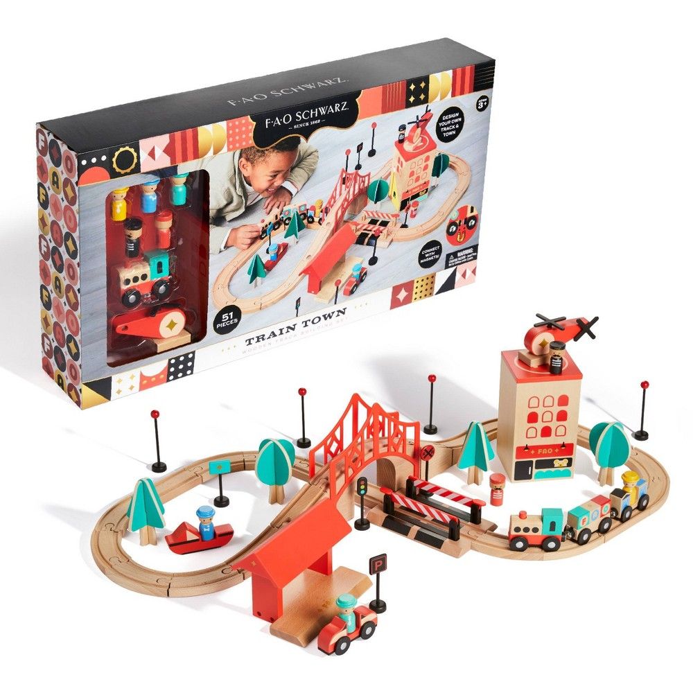 Decorate-Your-Own Wooden Train Set