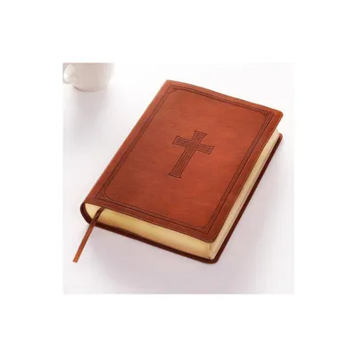 KJV Super Giant Print Lux-Leather Tan - Large Print (Leather Bound)