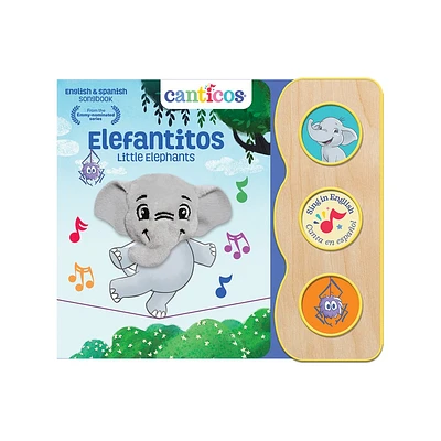 Canticos Elefantitos / Little Elephants (Bilingual) - by Susie Jaramillo (Board Book)