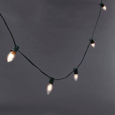 20ct Incandescent C9 Christmas String Lights with Green Wire - Wondershop