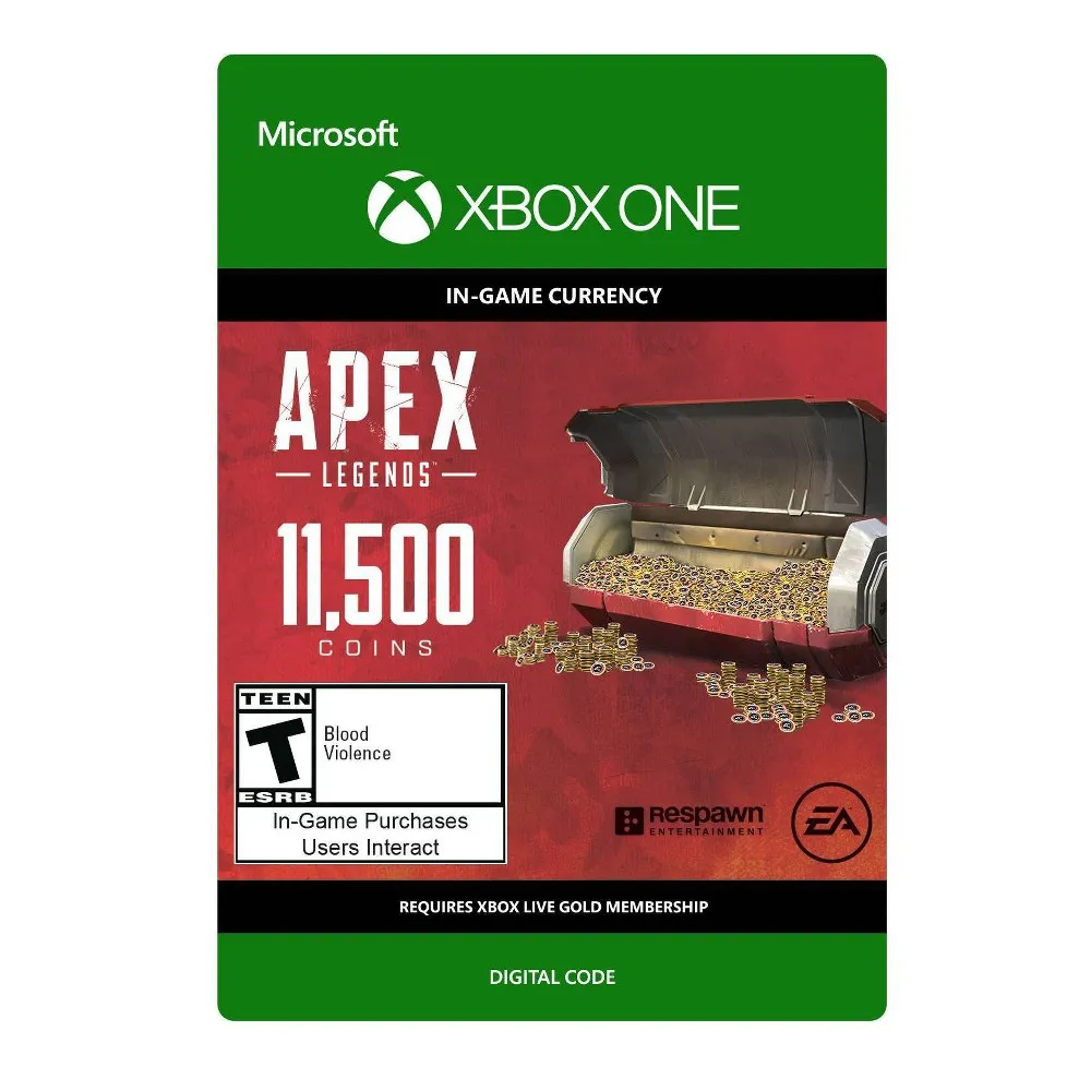 Microsoft APEX Legends: 11,500 Coins - Xbox Series X|S/Xbox One (Digital) |  MarketFair Shoppes