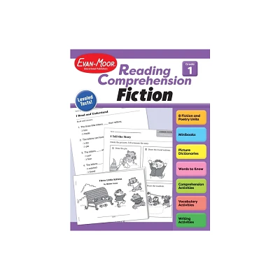 Reading Comprehension: Fiction, Grade 1 Teacher Resource - by Evan-Moor Educational Publishers (Paperback)