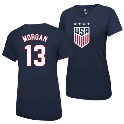 USWNT Alex Morgan Womens Soccer 4 Star Athletic T-Shirt