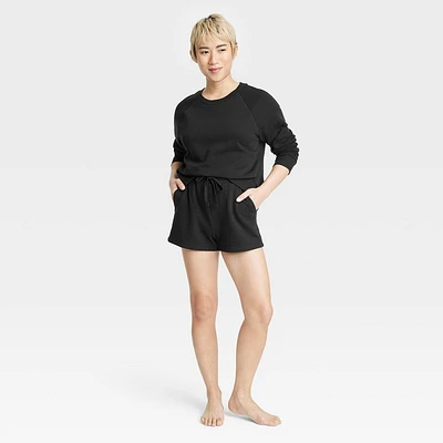 Women Fleece Lounge Short