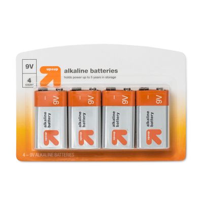 9V Batteries - 4ct - up & up