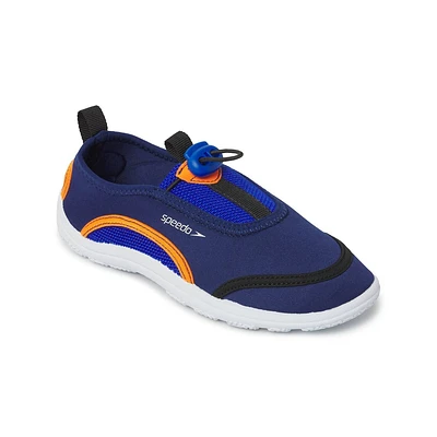 Speedo Junior Surfwalker Shoes - Black/Orange/Blue