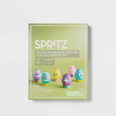 Rainbow and Unicorn Easter Egg Decorating Kit - Spritz