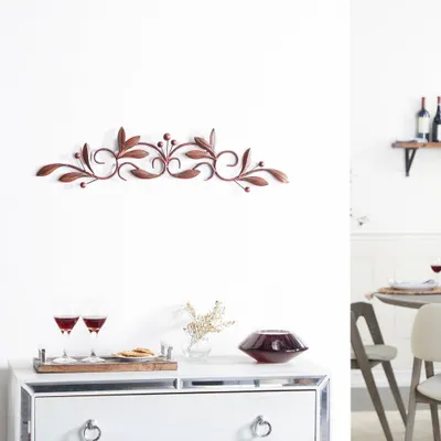 Metal Leaf Wall Decor - & May: - Decor