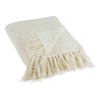 50x60 Soft Chenille Throw Blanket - Design Imports: Hypoallergenic