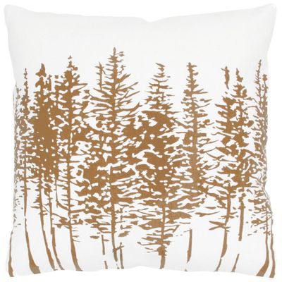 18x18 Trees Square Throw Pillow Cover - Home: Canvas