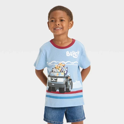 Toddler Boys Bluey Truck T-Shirt
