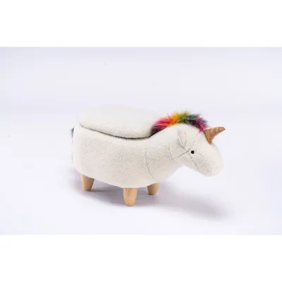 Uma the Unicorn Storage Ottoman  - Home 2 Office