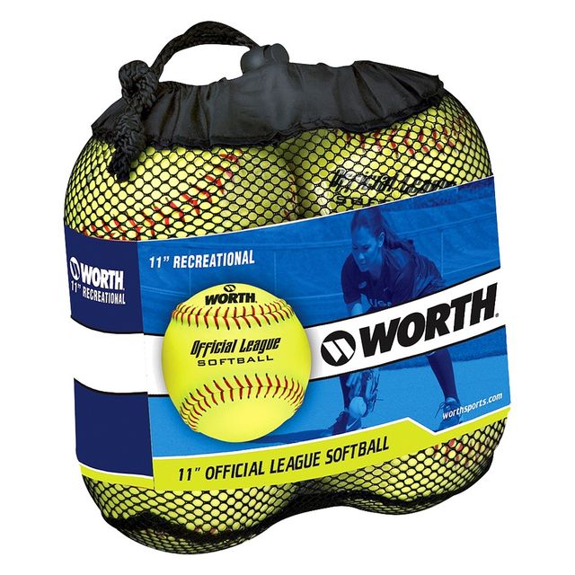 Rawlings Fastpitch Softball 4pk