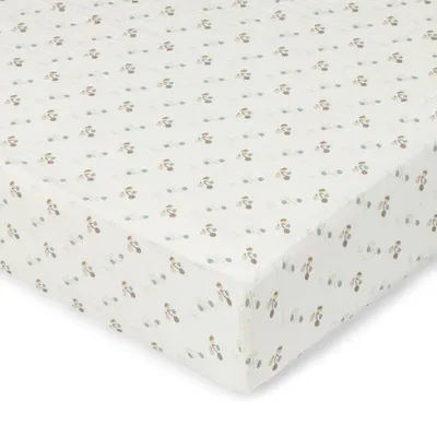 Crane Baby Organic Cotton Fitted Crib Sheet