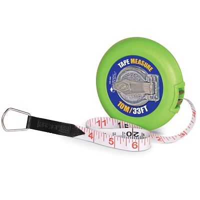 Learning Resources Wind-Up Tape Math Skills Easy Wind-Up Tape Measure Construction Play Ages 5plus: Plastic Teaching Aid for Kindergarten