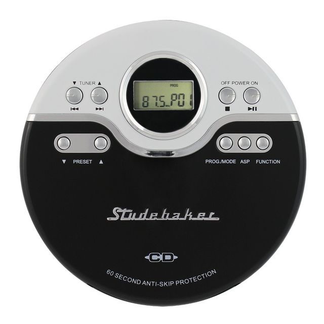 Studebaker Personal CD Player with FM Radio