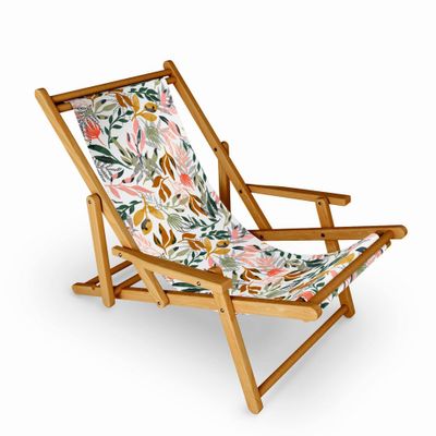 Marta Barragan Camarasa Modern Nature JL Sling Chair - Deny Designs: Portable Patio & Beach Lounger