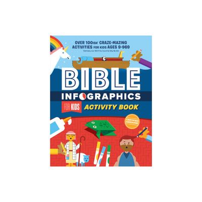 Bible Infographics for Kids Activity Book - by Harvest House Publishers (Paperback)