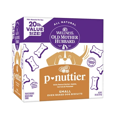 Old Mother Hubbard by Wellness Classic Crunchy P-Nuttier Biscuits Small Oven Baked with Carrot