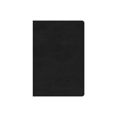 ESV Large Print Compact Bible, Red Letter (Trutone, Black) - (Leather Bound)