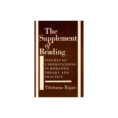 The Supplement of Reading - by Tilottama Rajan (Paperback)