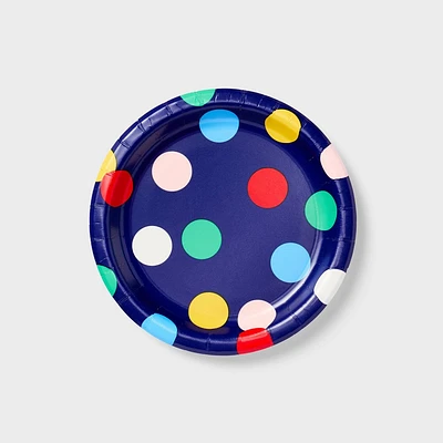 20ct Confetti Dots Snack Plates - Spritz