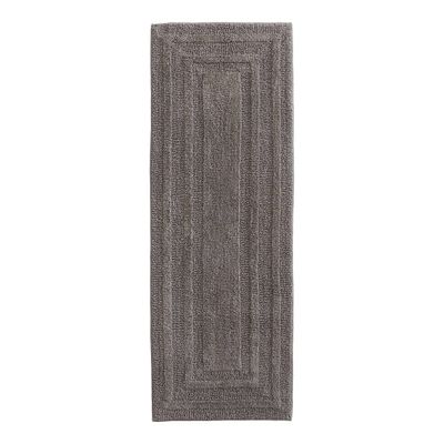 22x60 Logan Bath Rug Brown - Eddie Bauer: Cotton Tufted, Machine Washable, Latex Backing, Lightweight