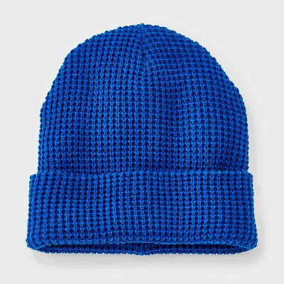 Men Waffle Knit Beanie