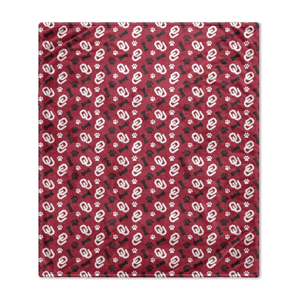 NCAA Oklahoma Sooners Bones Repeat Pet Blanket