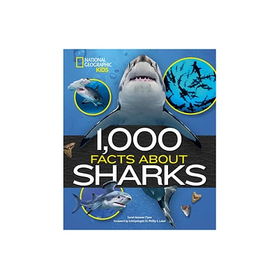 1,000 Facts about Sharks - by Sarah Wassner Flynn (Hardcover)