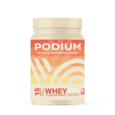 Podium Nutrition Whey Protein - Vanilla Ice Cream - 16.72oz/ 15 Servings