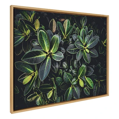 Kate & Laurel All Things Decor 31.5x41.5 Sylvie Botanical Greenery Plant Wall Framed Wall Art: Contemporary Home Office Decor