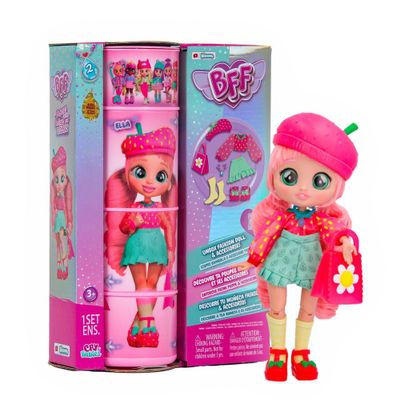 Cry Babies BFF Ella Fashion Doll with 8+ Surprises
