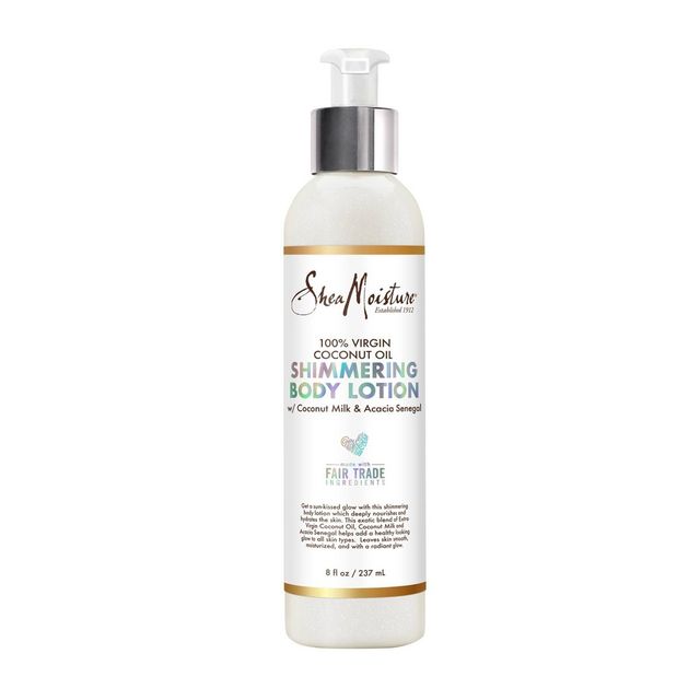 SheaMoisture 100% Virgin Coconut Oil Shimmering Body Lotion - 8 fl oz