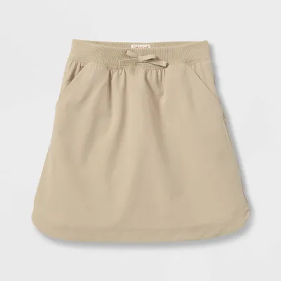 Girls Woven Performance Uniform Skort