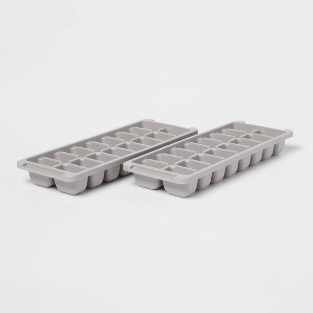Plastic 2pk Ice Tray Black - Room Essentials™