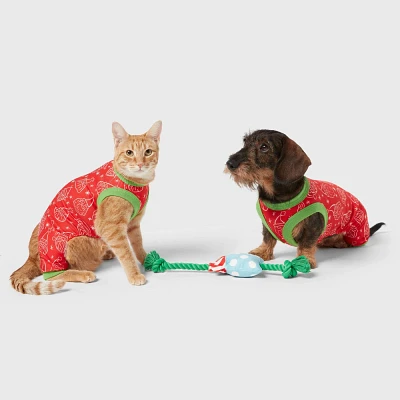 Santa Dog and Cat Pajama - Wondershop