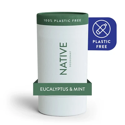 Native Plastic Free Deodorant - Eucalyptus & Mint - Aluminum Free - 2.65 oz