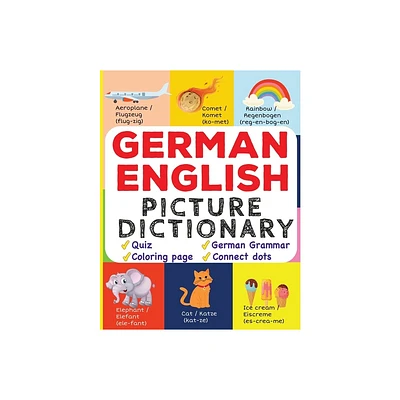 German English Picture Dictionary - (My First Bilingual Picture Dictionaries) by Magic Windows (Paperback)